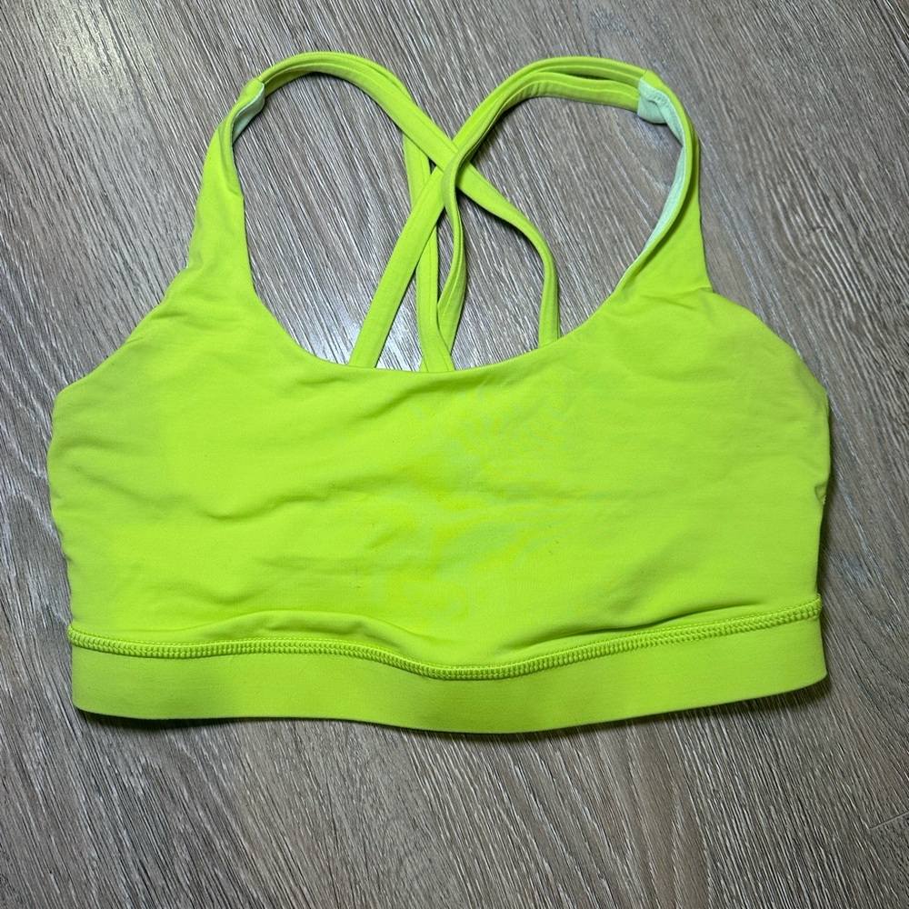 Lululemon Lime Green Sports Bra